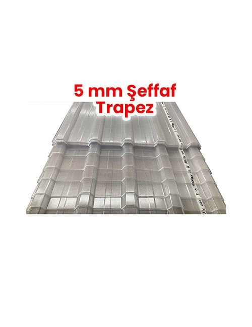 5 mm Şeffaf Trapez