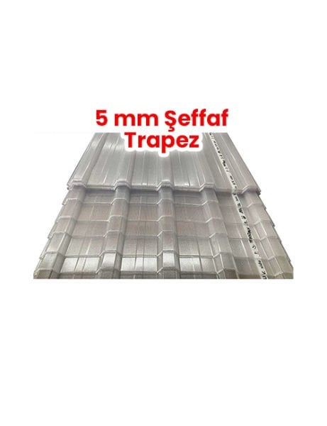 5 mm Şeffaf Trapez