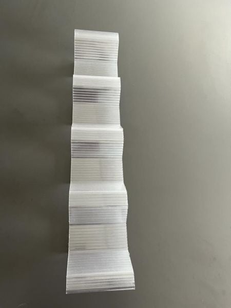 12 MM ŞEFFAF TRAPEZ. 100 CM.